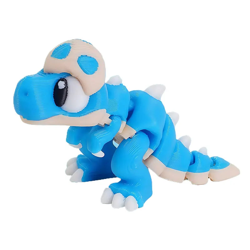 Mini 3D Printed Dinosaur Toys - Movable Joints Egg Shell T-Rex Spinosaurus Triceratops Brachiosaurus for Desktop Creative Decor Elk-Valley 3D
