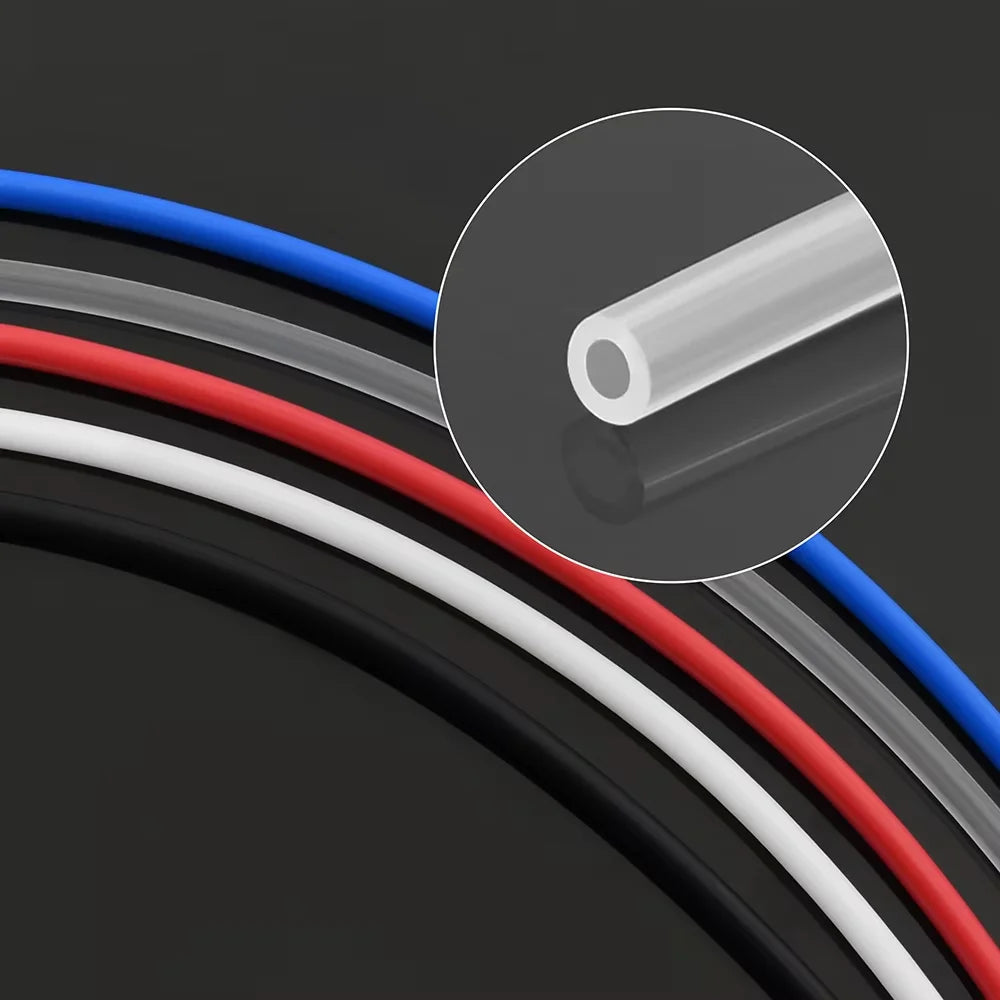 1/2/4M Bowden Extruder PTFE tube for J-head Hotend V5 V6 1.75mm Filament ID 2mm OD 4mm Teflonto pipe for Ender 3 3D Printer Part Elk-Valley 3D