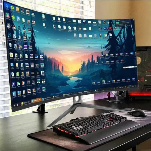 2k 4k curved 1080p 21.5 23.8 27 32 inch lcd monitors pc 27 inch ips desktop led pc computer 144hz 165hz gaming