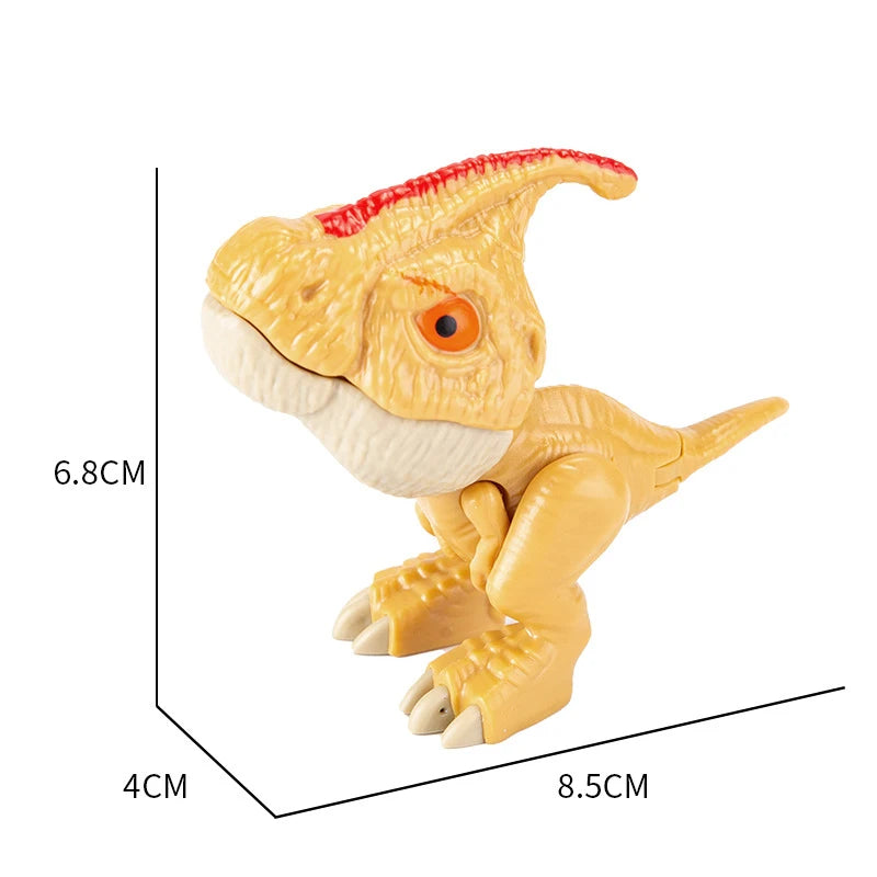 NEW 2024 Bite Hand Jurassic Dinosaur Toys Park Gifts Simulation Animal Rex Raptor Model Souvenir Birthday Elk-Valley 3D