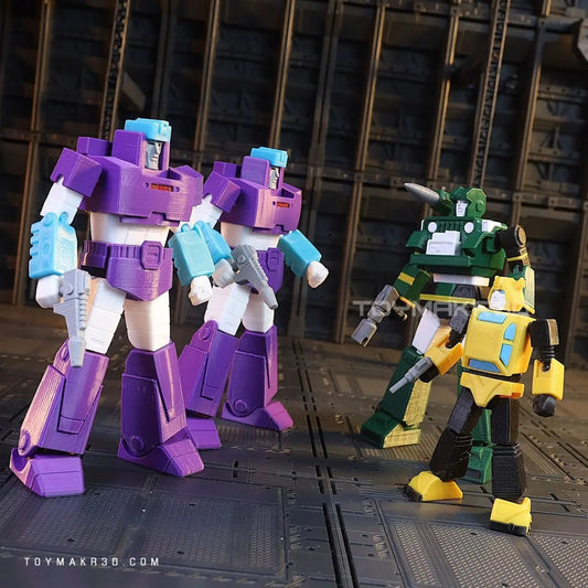 3D Printing Assembled Multi-joint Movable Robot Doll of Hand-operated Mecha Model Elk-Valley 3D