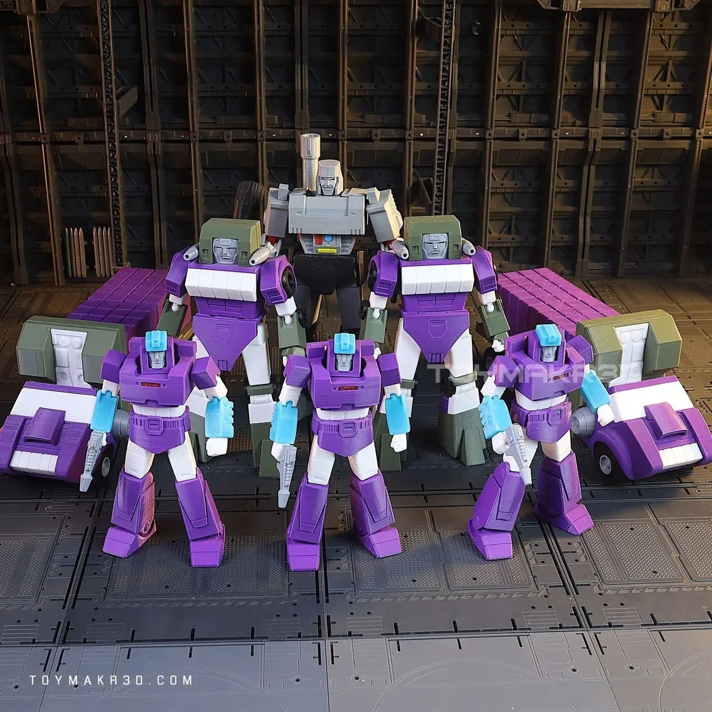 3D Printing Assembled Multi-joint Movable Robot Doll of Hand-operated Mecha Model Elk-Valley 3D
