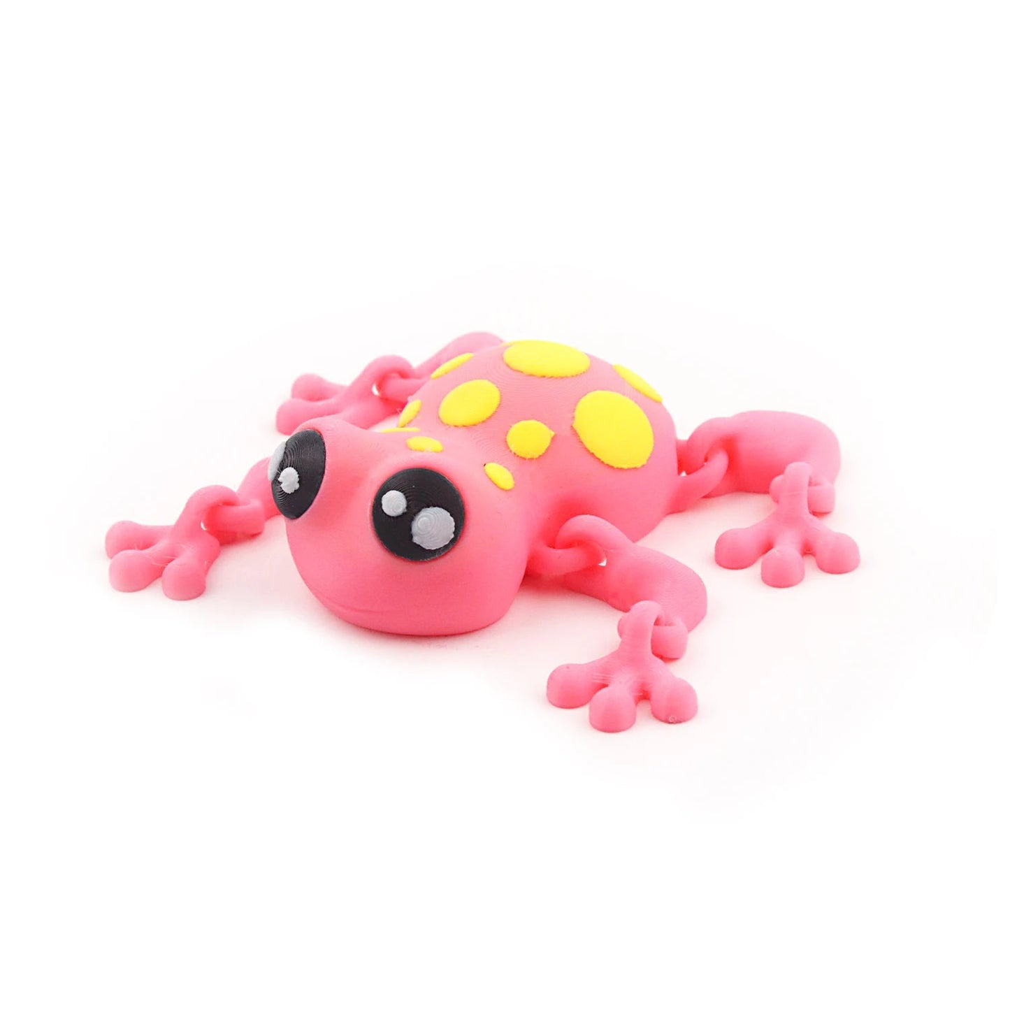 3D printed spotted frog with movable joints, simulated animal model decoration toy Elk-Valley 3D