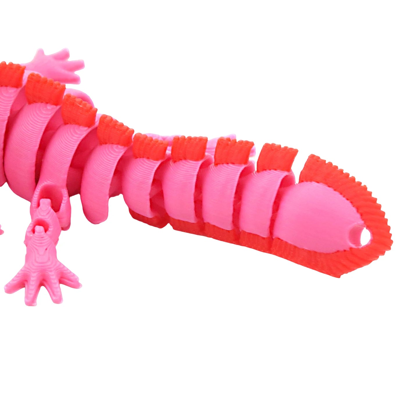 3D printed cute salamander with movable joints, party gifts, artistic handicrafts, and figurines