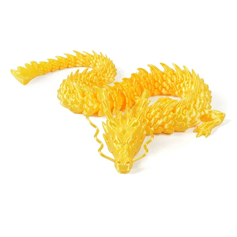 30/90 CM New 3D Printed Chinese Dragon Full Body Joints That Can Move Home Furnishings and Decorations Figurines Ornaments Elk-Valley 3D