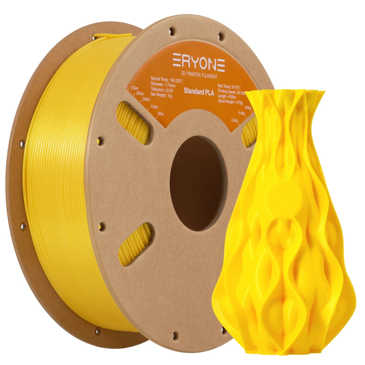 ERYONE Standard PLA Filament 1kg 1.75mm High Quality 3D PLA  Low Shrinkage Consumable For 3D Printer Fast Shipp Elk-Valley 3D