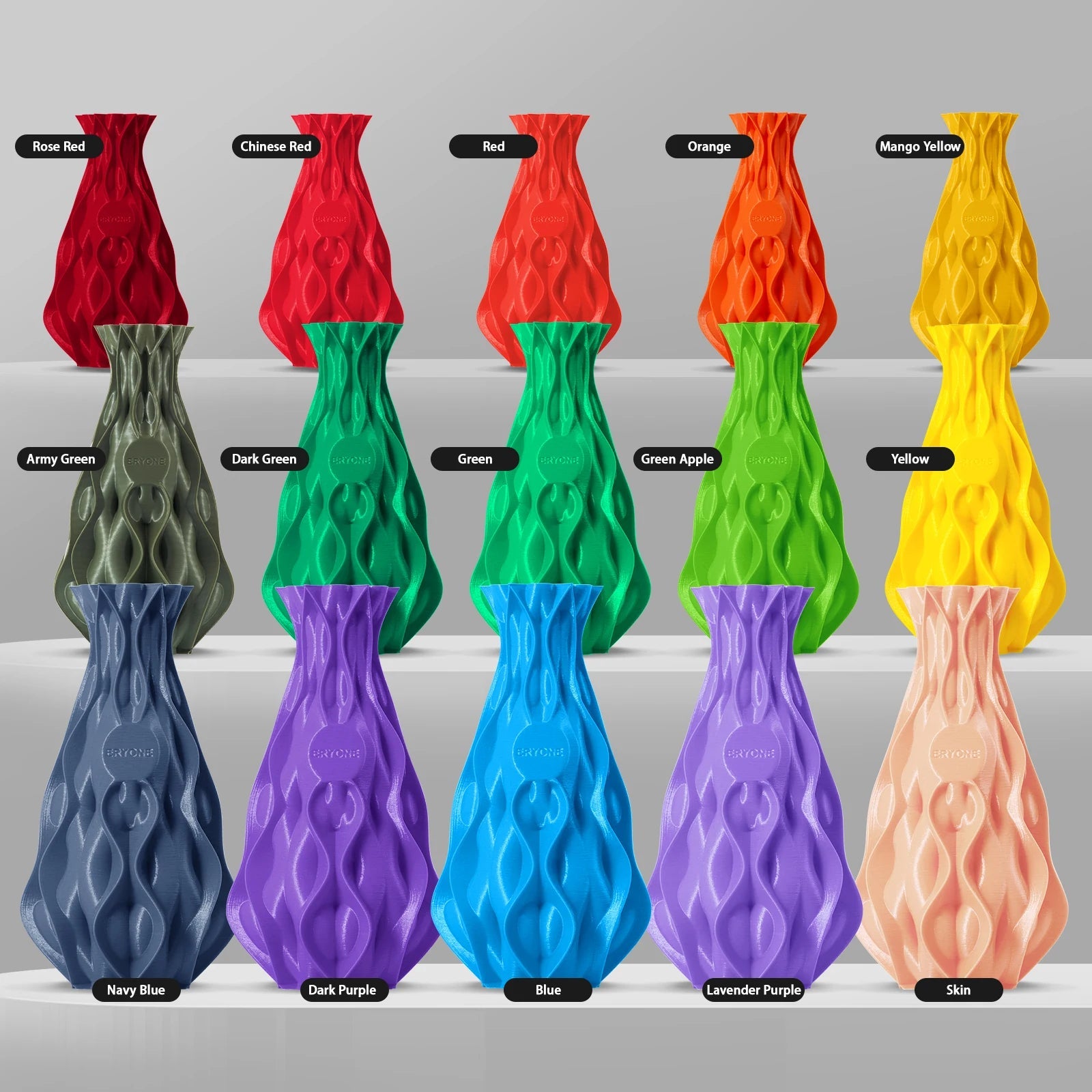 ERYONE Standard PLA Filament 1kg 1.75mm High Quality 3D PLA  Low Shrinkage Consumable For 3D Printer Fast Shipp Elk-Valley 3D