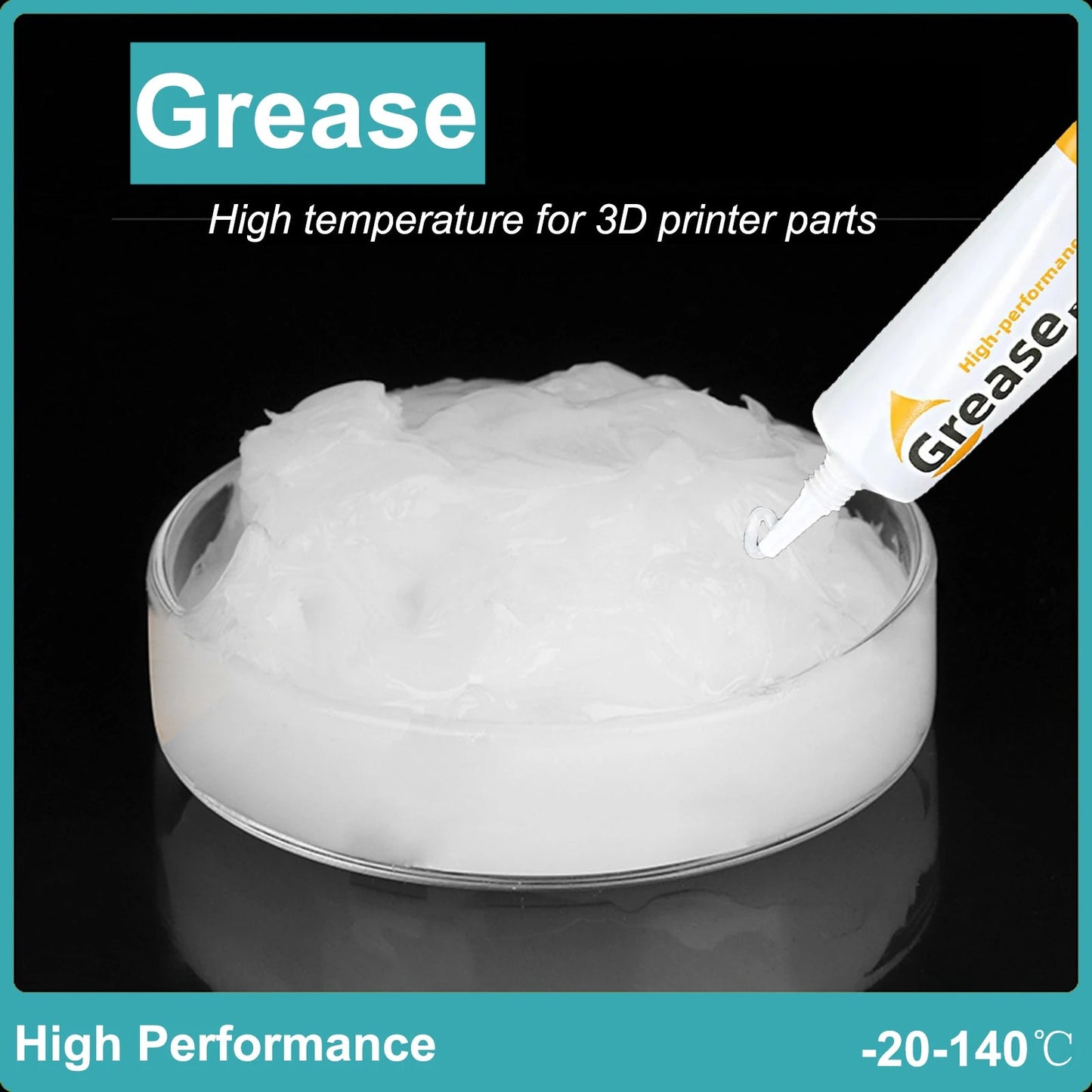 3D Printer Gear Grease Lube For 3d Printer Pulley Bearing Reduce Noise Good Lubrication Effect Lubricating Oil 3D Printer Parts Elk-Valley 3D