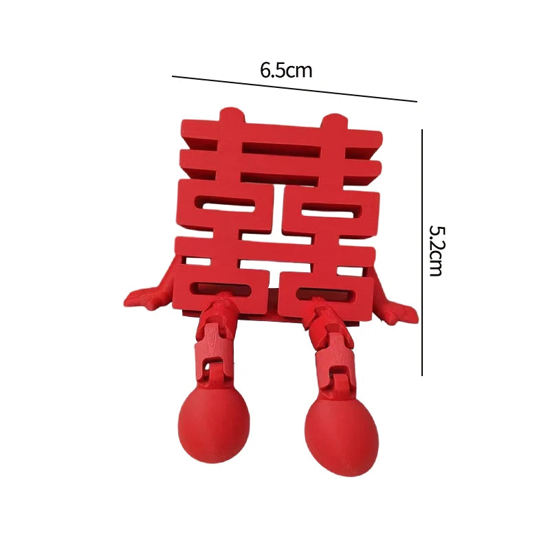 3D Printed Heart Ornament Wedding Party Decoration Valentine's Day Desk Accessiories Wedding New Year 3D Printed Decorations Elk-Valley 3D