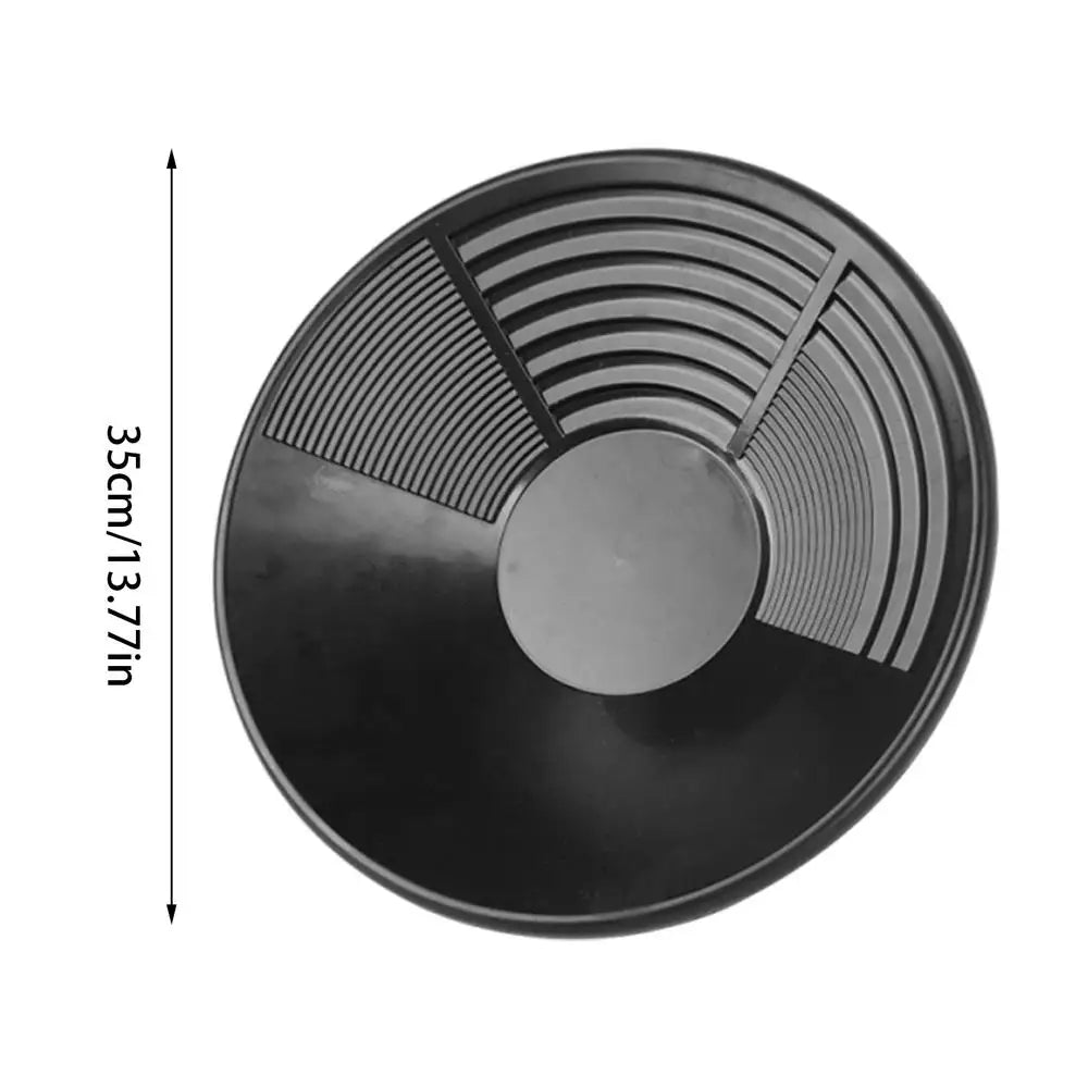 Plastic Gold Pan With Riffle Basin Mining Pan Dredging Prospecting River Tool Wash Gold Panning Equipment Elk-Valley 3D