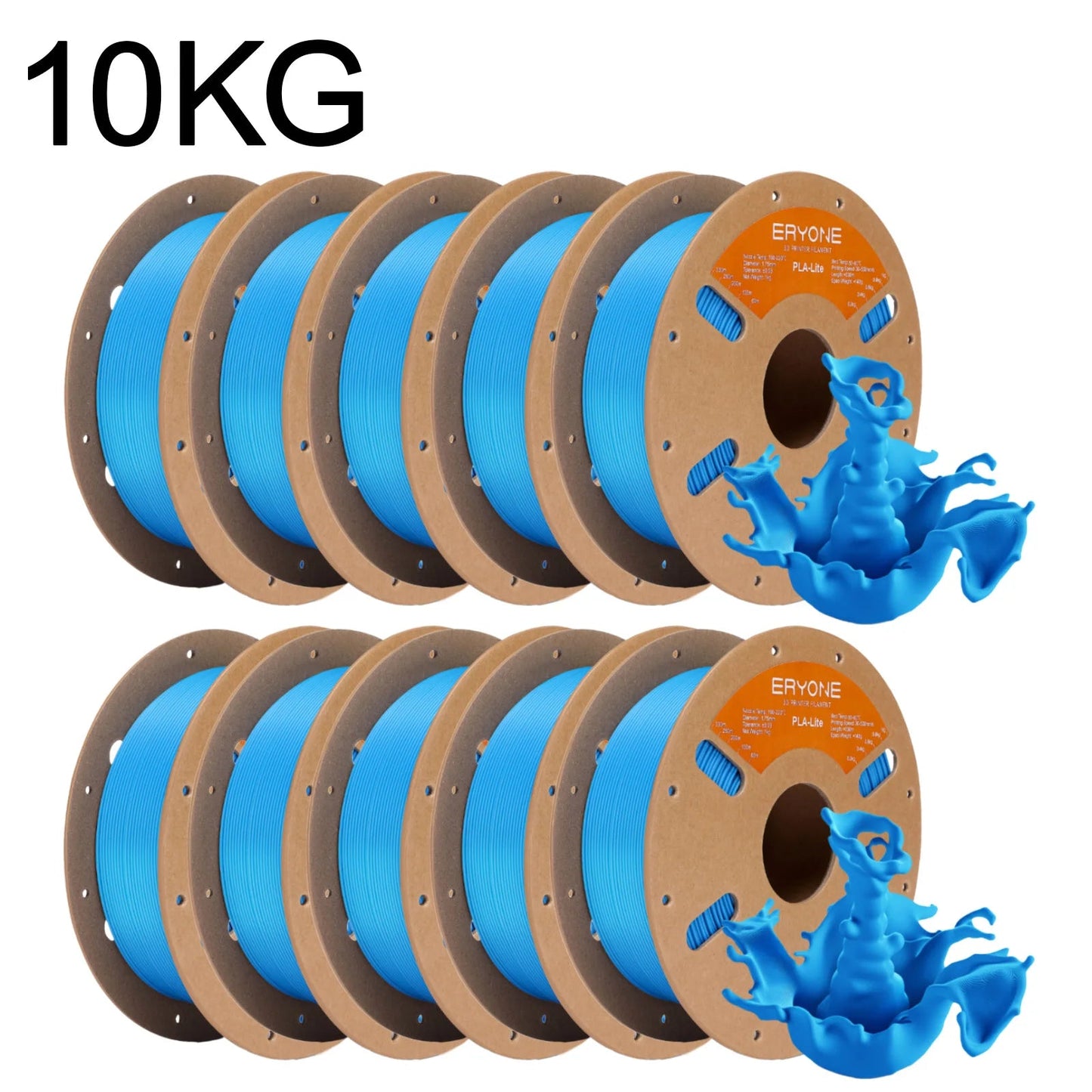 ERYONE 2026 New Year Edition PLA Lite 3D Printer Filament, 1.75mm, PLA for 3D Printing, Gradient Lowest price Elk-Valley 3D