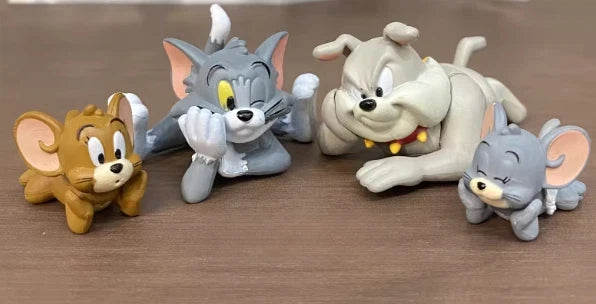 New Products In Stock Anime Cat And Mouse Series Blind Boxes Figurines Toys Desktop Ornaments Surprise Gifts For Fans Souvenir Elk-Valley 3D