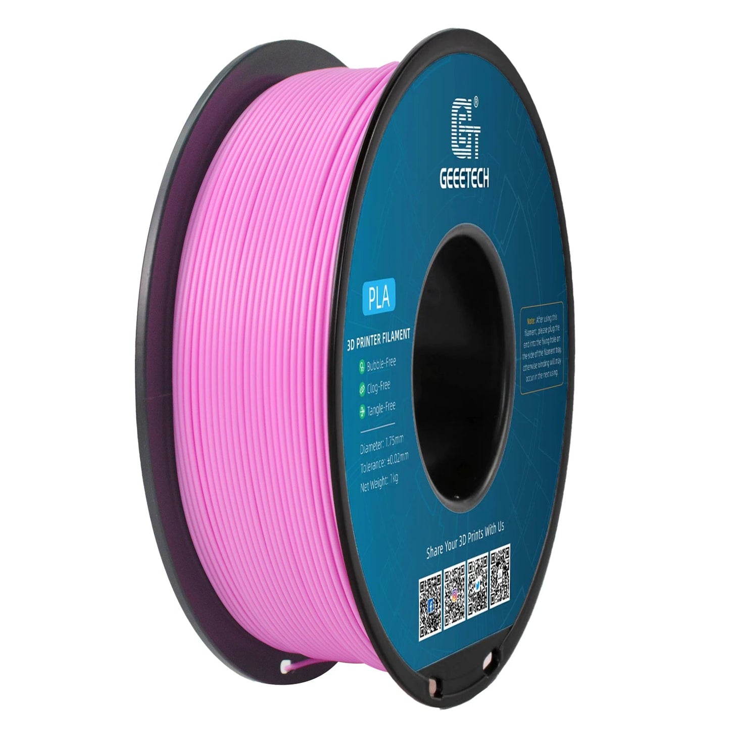 Geeetech Standard PLA Filament 1kg 1.75mm 3D Printer Plastic Material, Accuracy 0.03mm, Free Shipping Fit Most FDM Printer Elk-Valley 3D