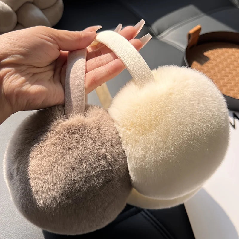 Outdoor warm plush earmuffs/Ideal Christmas gifts/Cycling earmuffs/Anti freezing ear caps/Winter ear protectors/Folding earmuffs Elk-Valley 3D