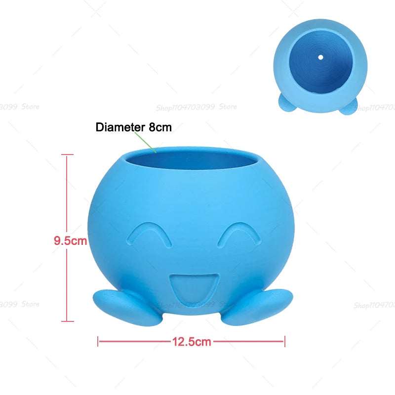 3D Printed Home Garden Supplies Decoration Flowerpots Creative Succulent Planter Bonsai Pots Home Decoration