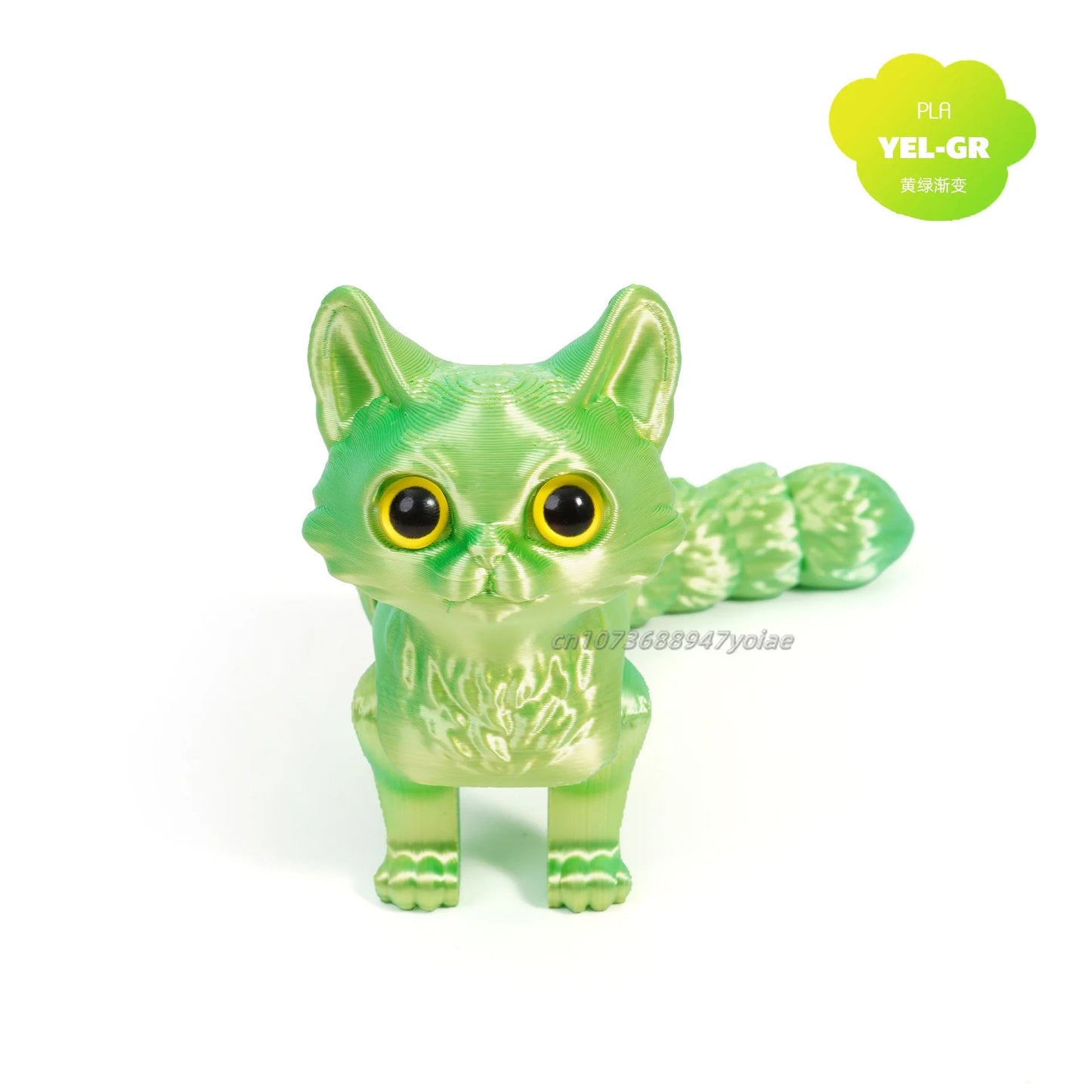 12/16cm 3D Printed Articulated Cute Cats Figurine Miniature Living Room Decor Car Desktop Home Decoration Accessories Kids Gifts Elk-Valley 3D