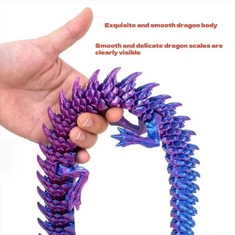 1 Set 3D Printed Dragon Egg Ornamental Toy Joint Activity Model Stress Relief Fidget Toys Gift for Kids Adults Home Office Decor Elk-Valley 3D