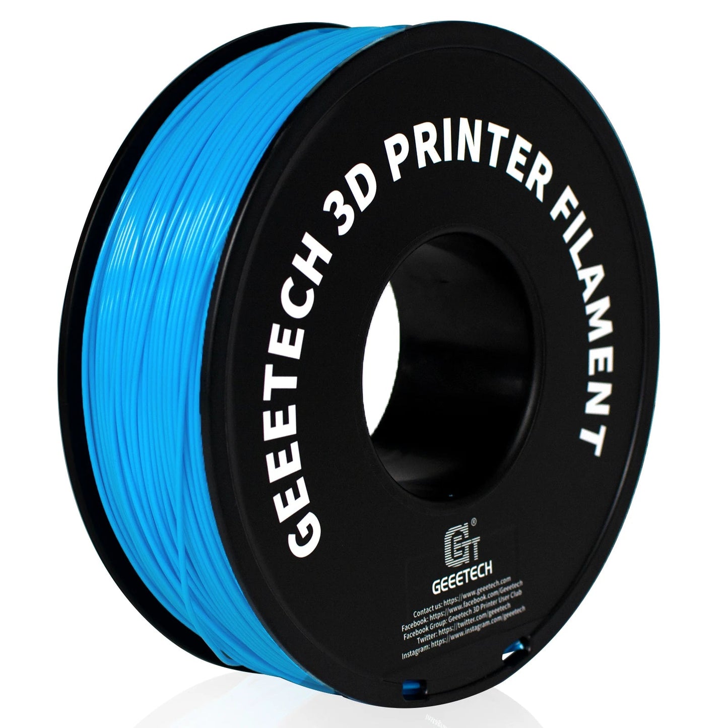 Geeetech  ABS+ 3D Filament 1.75mm 1KG plastic, 3D Printer Material, Tangle-Free, Non-Toxic, Vacuum Packaging White Black Elk-Valley 3D
