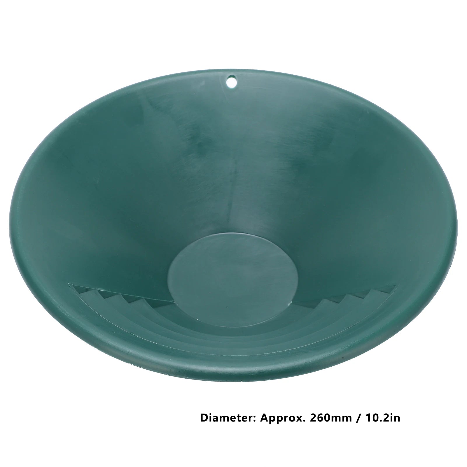 260mm Gold Panning Pan ABS Gold Sifting Classifier Washing Sieve Tray Accessory Green Gold Panning Pan Gold Washing Pan Gold Pan Elk-Valley 3D