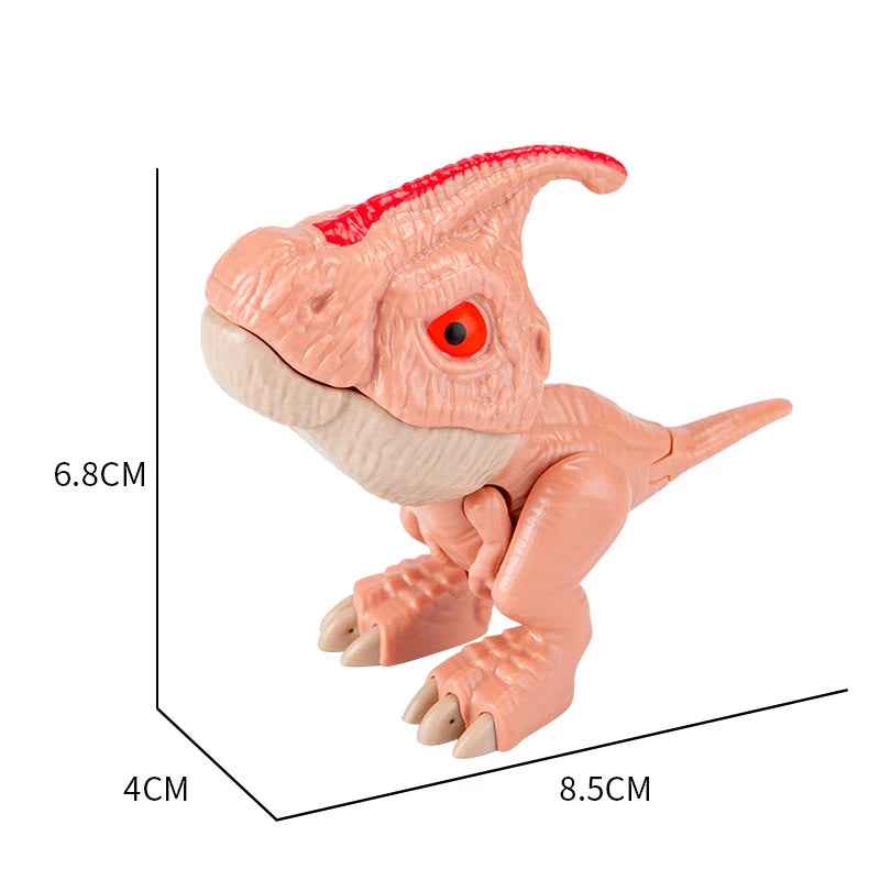 NEW 2024 Bite Hand Jurassic Dinosaur Toys Park Gifts Simulation Animal Rex Raptor Model Souvenir Birthday Elk-Valley 3D
