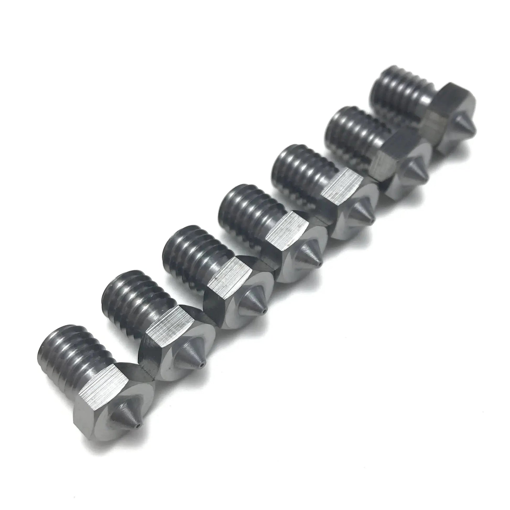 3D V6 Nozzle Solid Carbide 92.5hra Nozzle 3d Printer 0.4/0.5/0.6mm Nozzles for 3D Printer Elk-Valley 3D