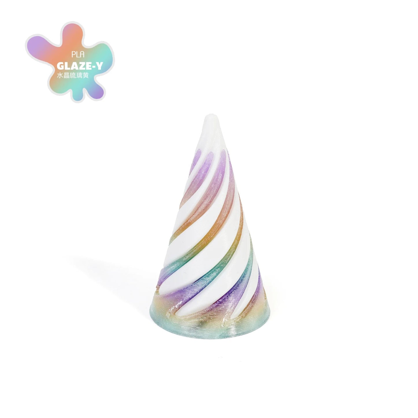 3D Printed Decoration Mini Vortex Printed Spiral Conae Fidget Toy Impossible Pyramid Passthrough Sculpture Thread Illusion Gift Elk-Valley 3D