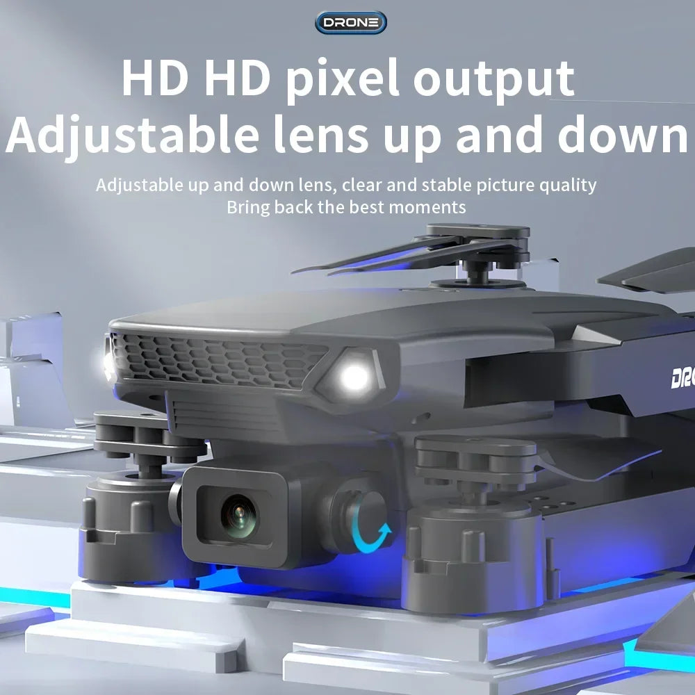 New E88 Pro RC Drone 4K 1080P Wide Angle Dual HD Camera Foldable Quadcopter WiFi FPV Altitude Hold Elk-Valley 3D