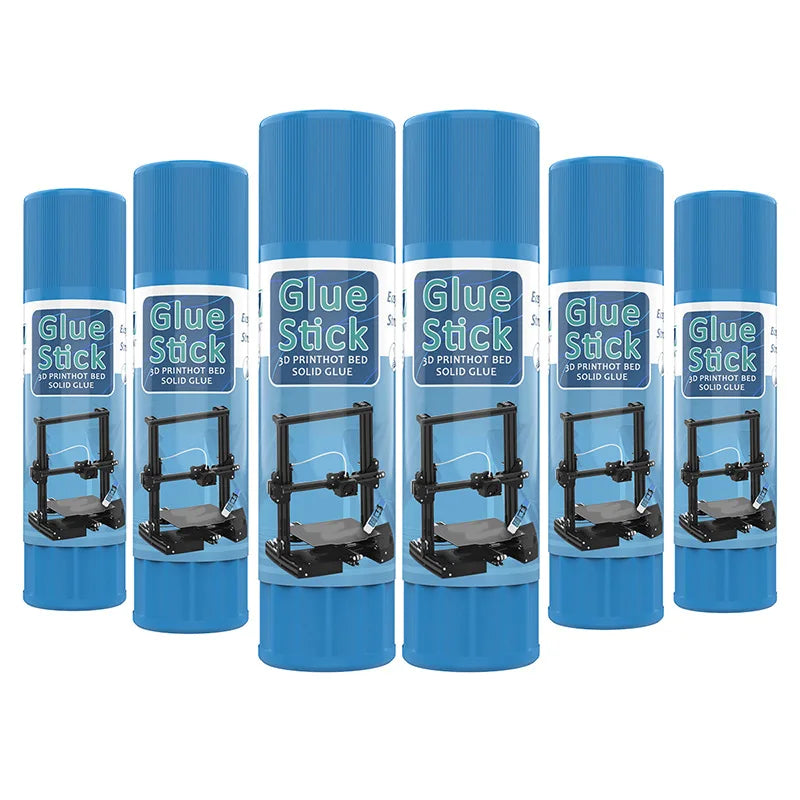 Water-Soluble PVP Glue Stick for 3D Printer-Anti-Warping Adhesive for Heated Glass/PEI Beds Universal FDM Platform Compatibility Elk-Valley 3D