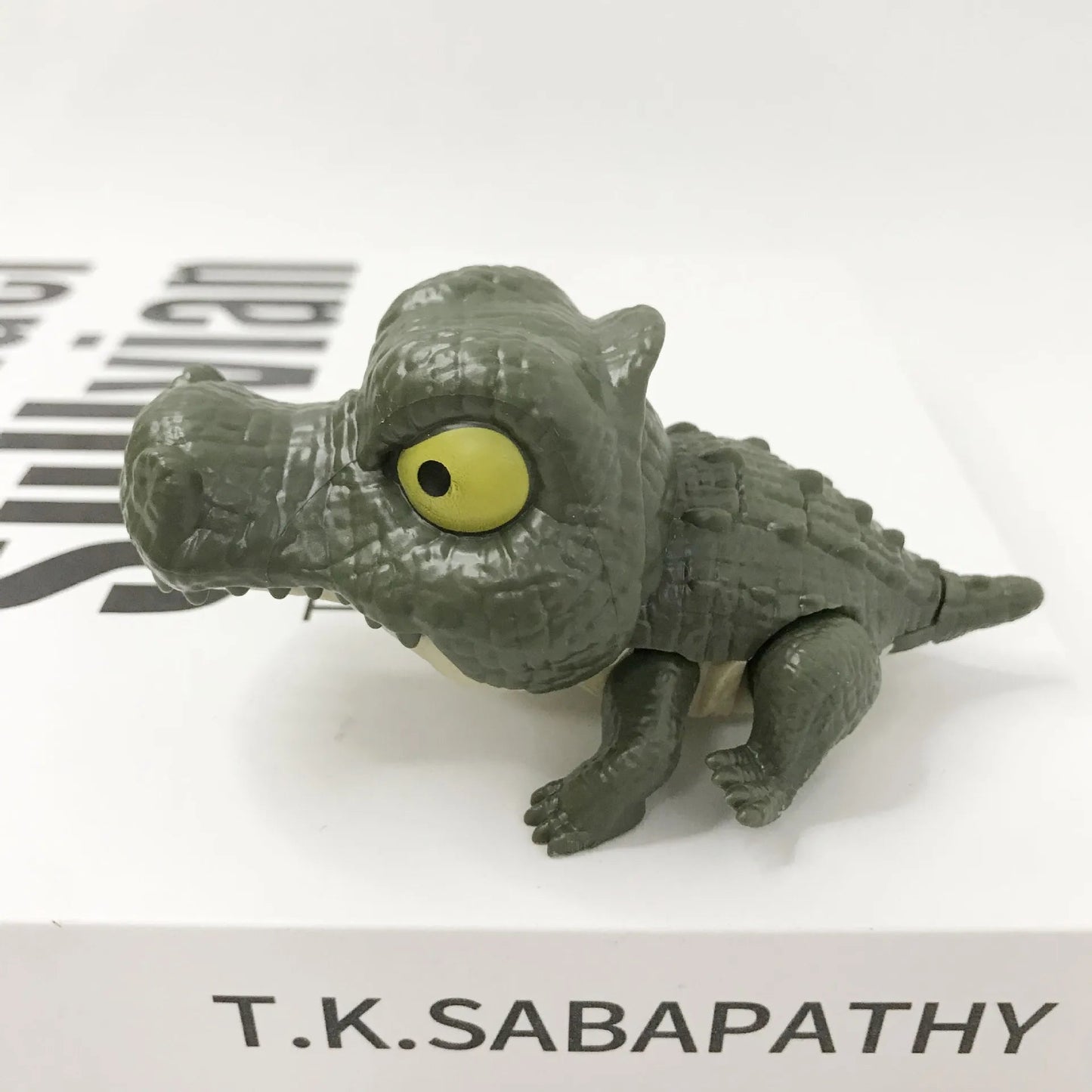 Children Jurassic Biting Finger Dinosaur Animals Model Toys Movable Joints Tricky Chameleon Hippo Kids Birthday Christmas Gifts Elk-Valley 3D