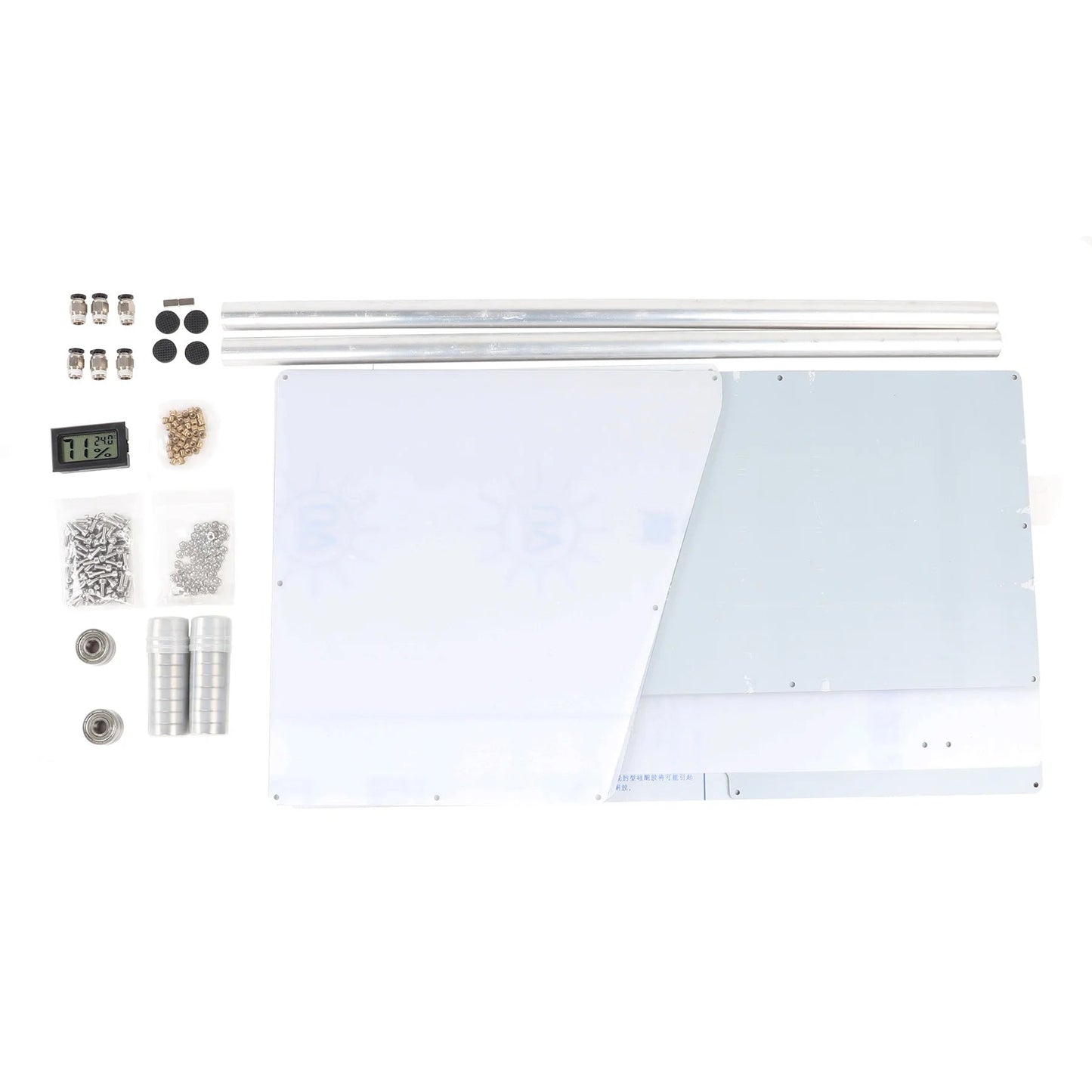 Blurolls Prusa Drybox Enclosure Kit PC Cover Filament Box Panel Aluminum Rod Fitting 608zz Bearing for Prusa I3 Voron 3D Printer Elk-Valley 3D