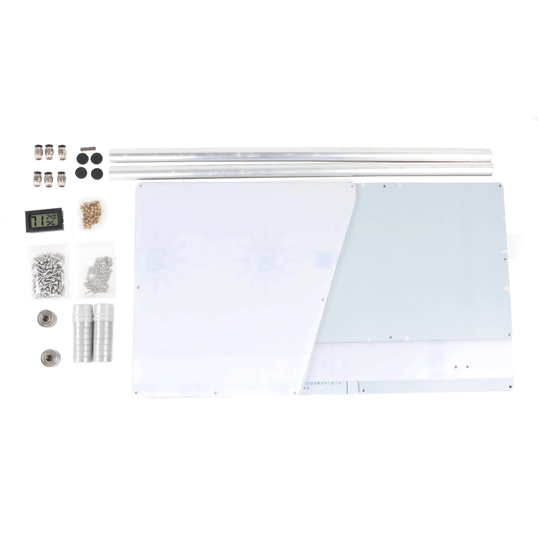 Blurolls Prusa Drybox Enclosure Kit PC Cover Filament Box Panel Aluminum Rod Fitting 608zz Bearing for Prusa I3 Voron 3D Printer Elk-Valley 3D