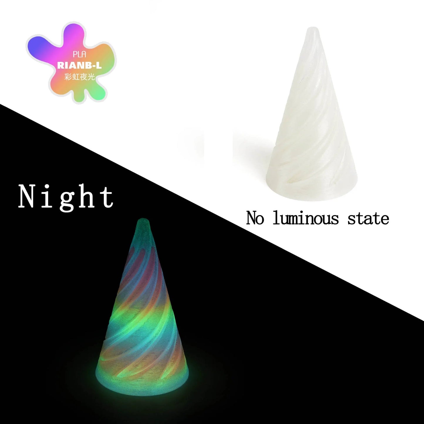 3D Printed Decoration Mini Vortex Printed Spiral Conae Fidget Toy Impossible Pyramid Passthrough Sculpture Thread Illusion Gift Elk-Valley 3D