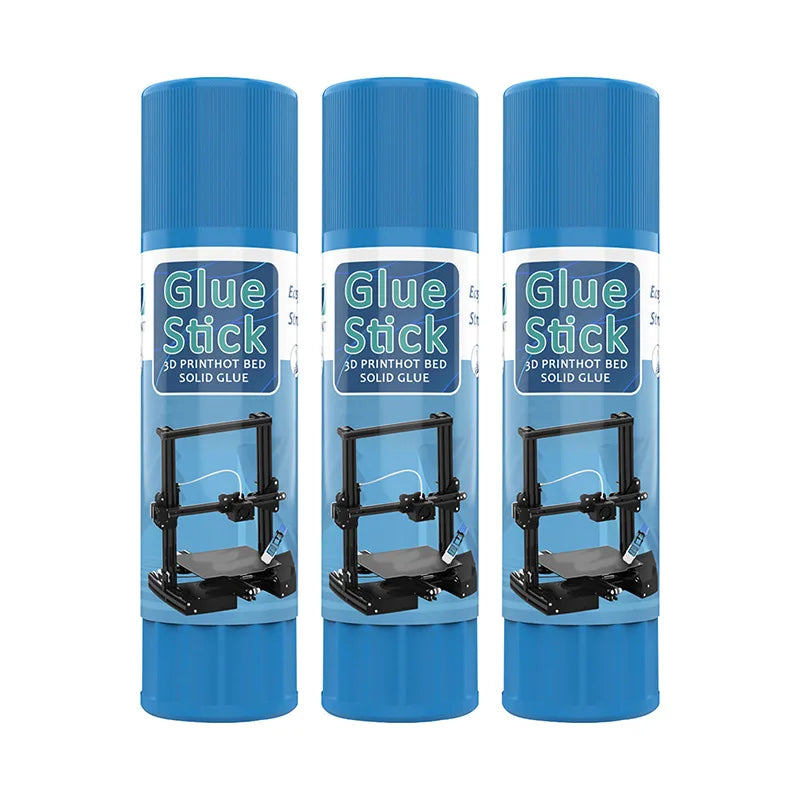 Water-Soluble PVP Glue Stick for 3D Printer-Anti-Warping Adhesive for Heated Glass/PEI Beds Universal FDM Platform Compatibility Elk-Valley 3D