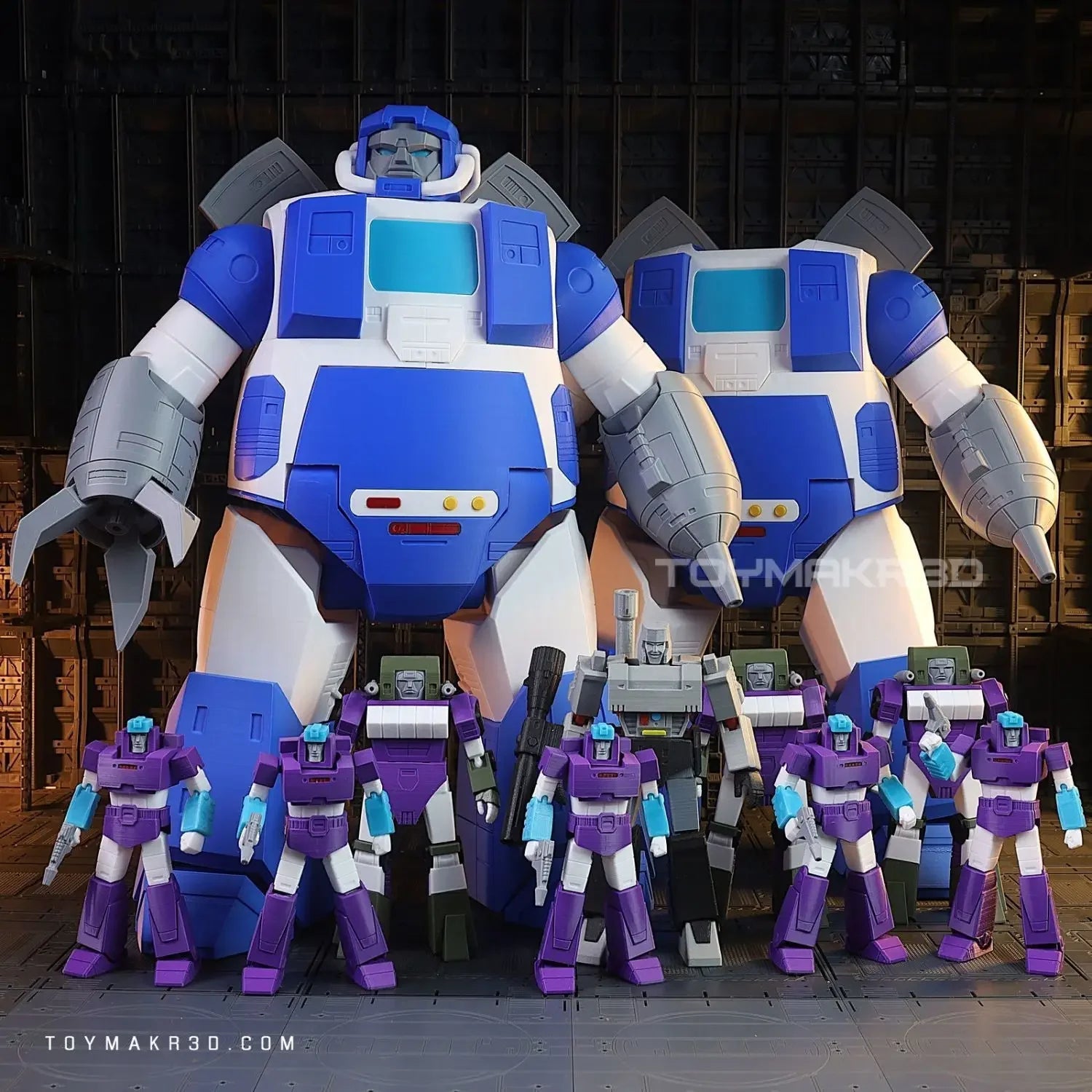 3D Printing Assembled Multi-joint Movable Robot Doll of Hand-operated Mecha Model Elk-Valley 3D
