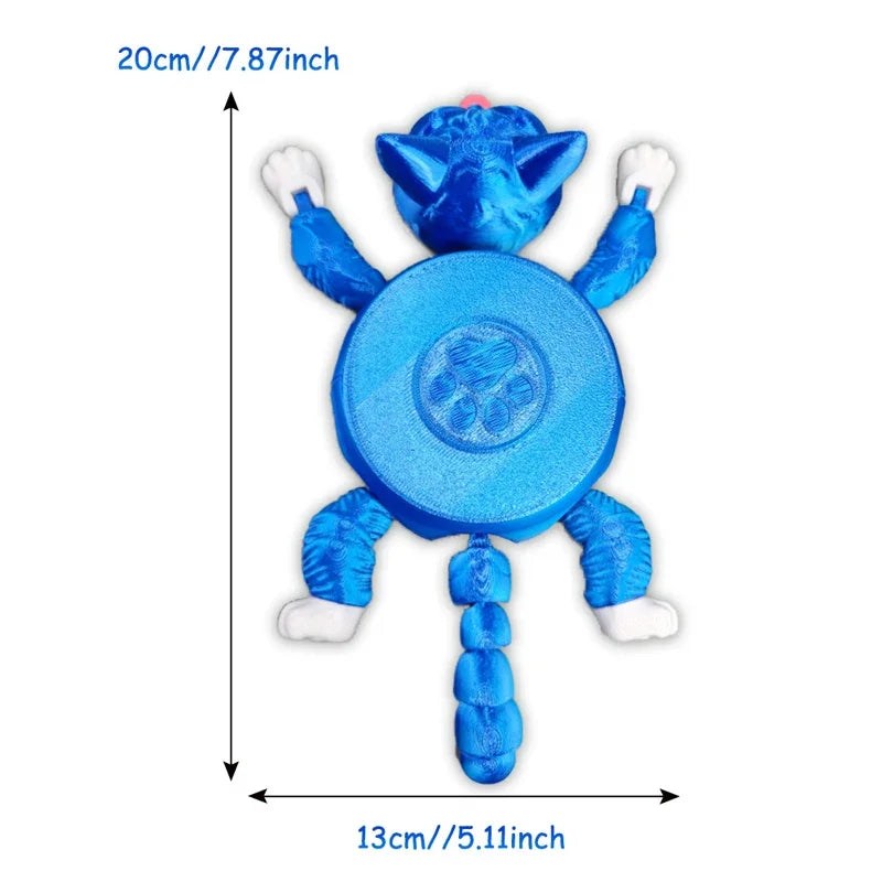 Creative 3D Printed Cat Coaster Funny Panicked Cat Cup Pad Tea Mug Coffee Drinks Holder Office Desktop Home Decoration Ornament Elk-Valley 3D