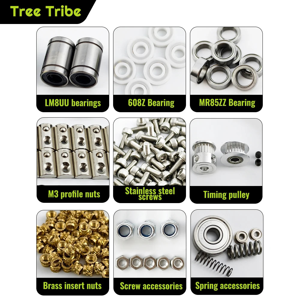 Tree Tribe ERCF V3 8-channel V2 upgrade kit FV3 ERCT ERF Filamentalist Voron MMU 3D printer accessories for Voron 3D printer