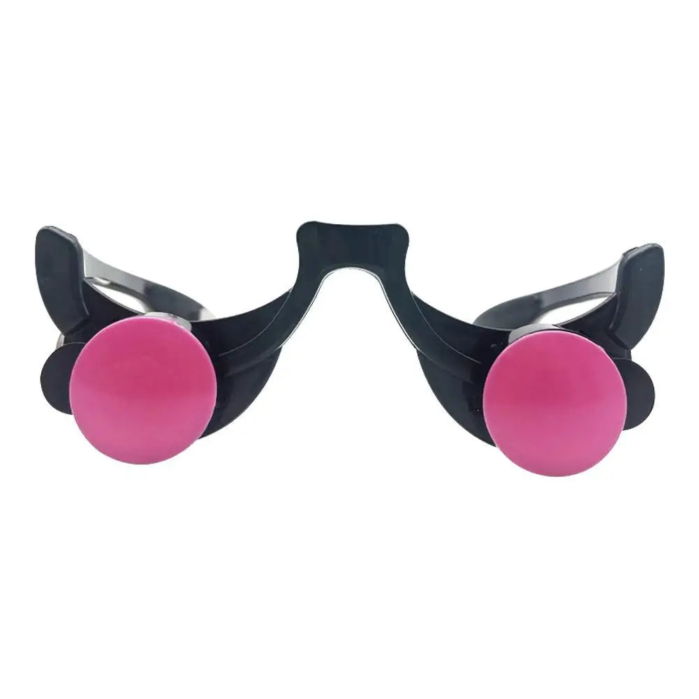 LED Luminous Glow Glasses Funny Red Eyes Halloween Clown Cosplay Anime Accessories For Christmas Bar KTV Birthday Party Elk-Valley 3D
