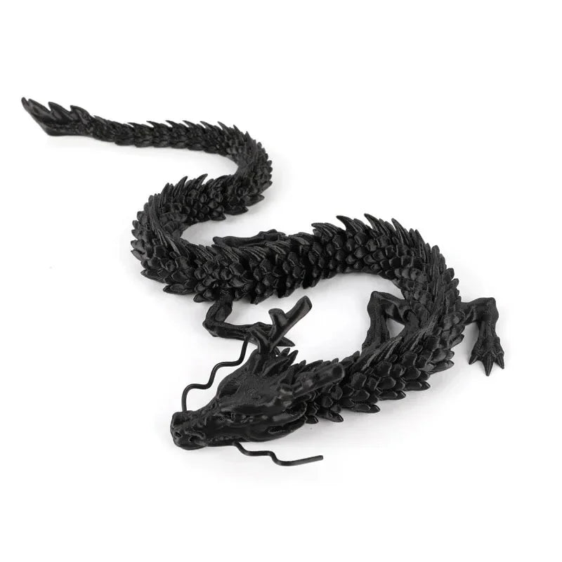 30/90 CM New 3D Printed Chinese Dragon Full Body Joints That Can Move Home Furnishings and Decorations Figurines Ornaments Elk-Valley 3D