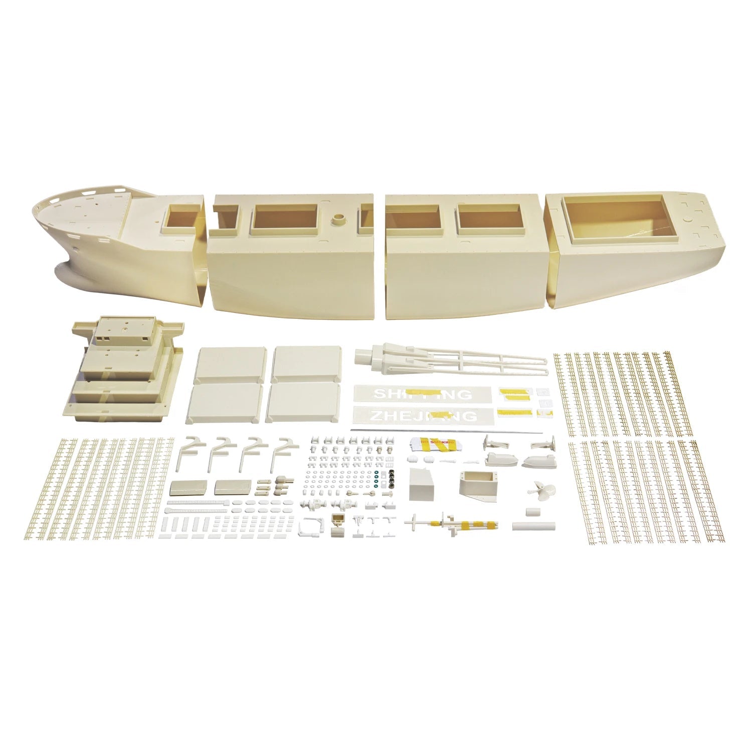 RC Boat 100cm Simulation Remote Control Bulk Cargo Boat 3D Printing RC Boat Model Kit Adult Toy Elk-Valley 3D
