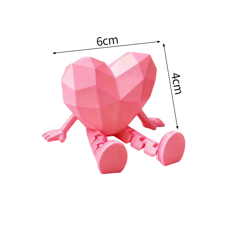 3D Printed Heart Ornament Wedding Party Decoration Valentine's Day Desk Accessiories Wedding New Year 3D Printed Decorations Elk-Valley 3D
