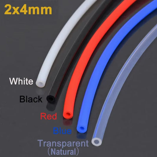 1/2/4M Bowden Extruder PTFE tube for J-head Hotend V5 V6 1.75mm Filament ID 2mm OD 4mm Teflonto pipe for Ender 3 3D Printer Part Elk-Valley 3D