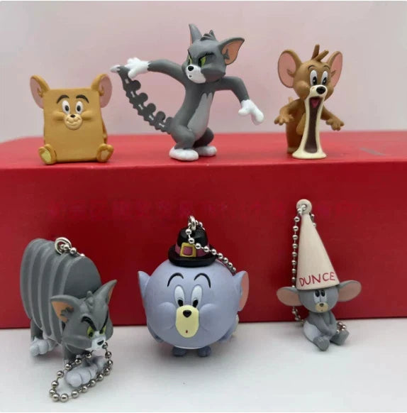 New Products In Stock Anime Cat And Mouse Series Blind Boxes Figurines Toys Desktop Ornaments Surprise Gifts For Fans Souvenir Elk-Valley 3D