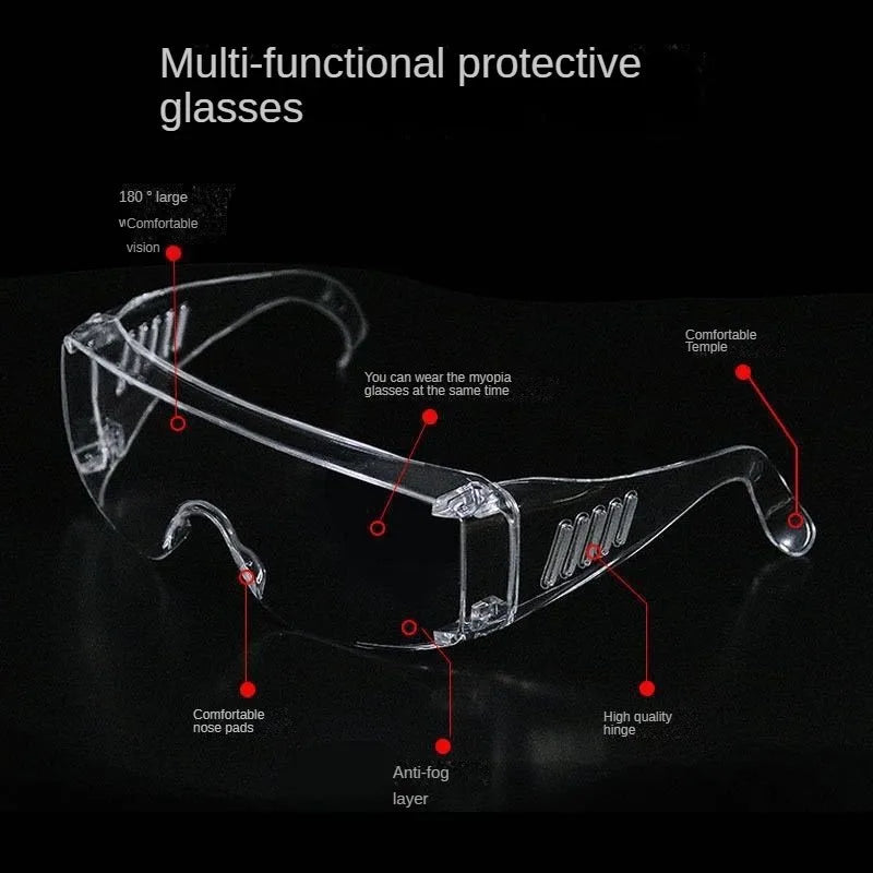 Blinds Goggles Anti-splash Industrial Anti-impact Anti-fog Anti-droplet Riding Safety Goggles Security Protection Elk-Valley 3D