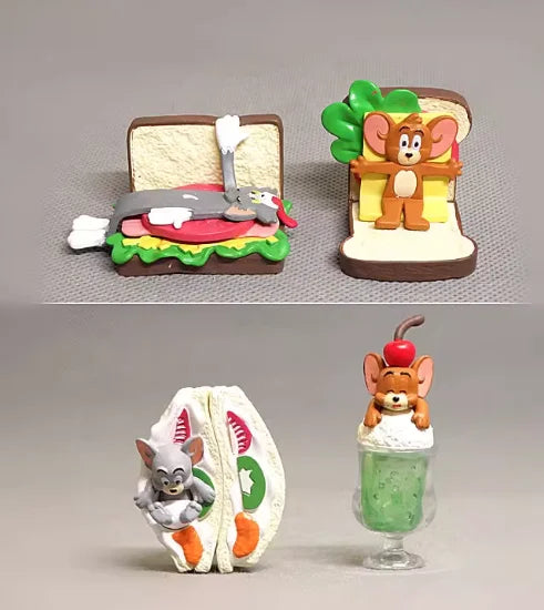 New Products In Stock Anime Cat And Mouse Series Blind Boxes Figurines Toys Desktop Ornaments Surprise Gifts For Fans Souvenir Elk-Valley 3D