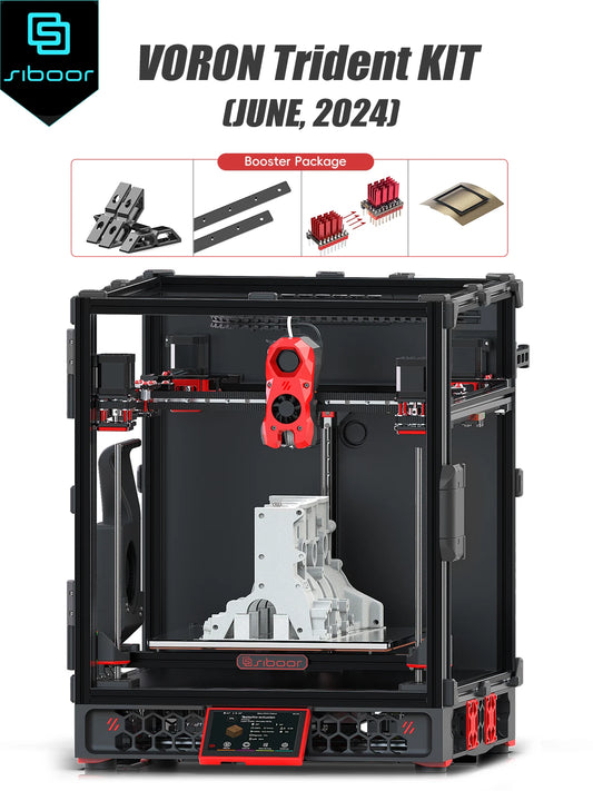 SIBOOR Voron Trident [June] 3D Printer CNC Metal Structure 4AWD CoreXY  & All Siboor Guide Rails DIY 3D Printer Kits