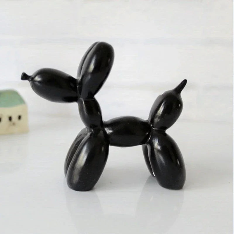 Statue Sculpture Figurine Animals Cake Art electroplating Dog Nordic Small Antiskid decorations living Dessert Mat Balloon Party Elk-Valley 3D