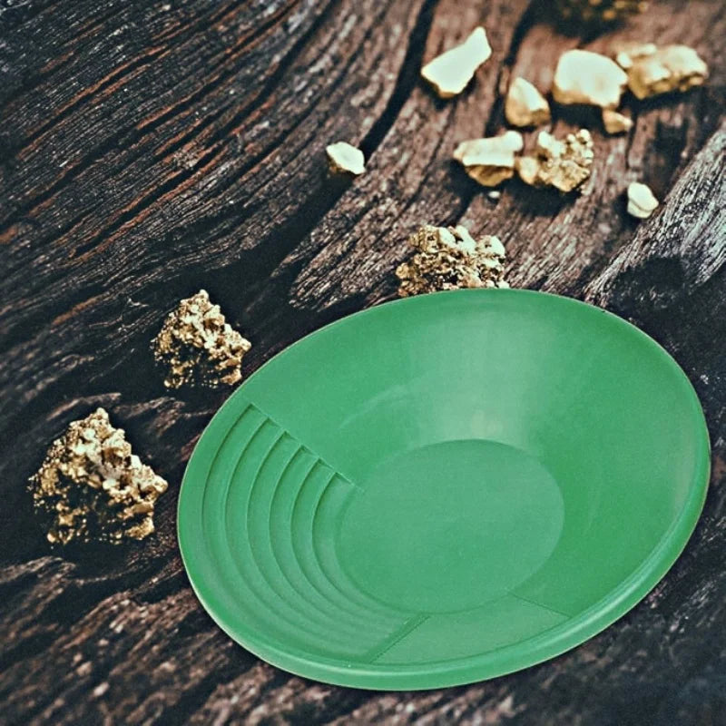 Hot Sale Plastic Gold Pan Basin Nugget Mining Pan Dredging Prospecting River Tool Wash Gold Panning Equipment Elk-Valley 3D