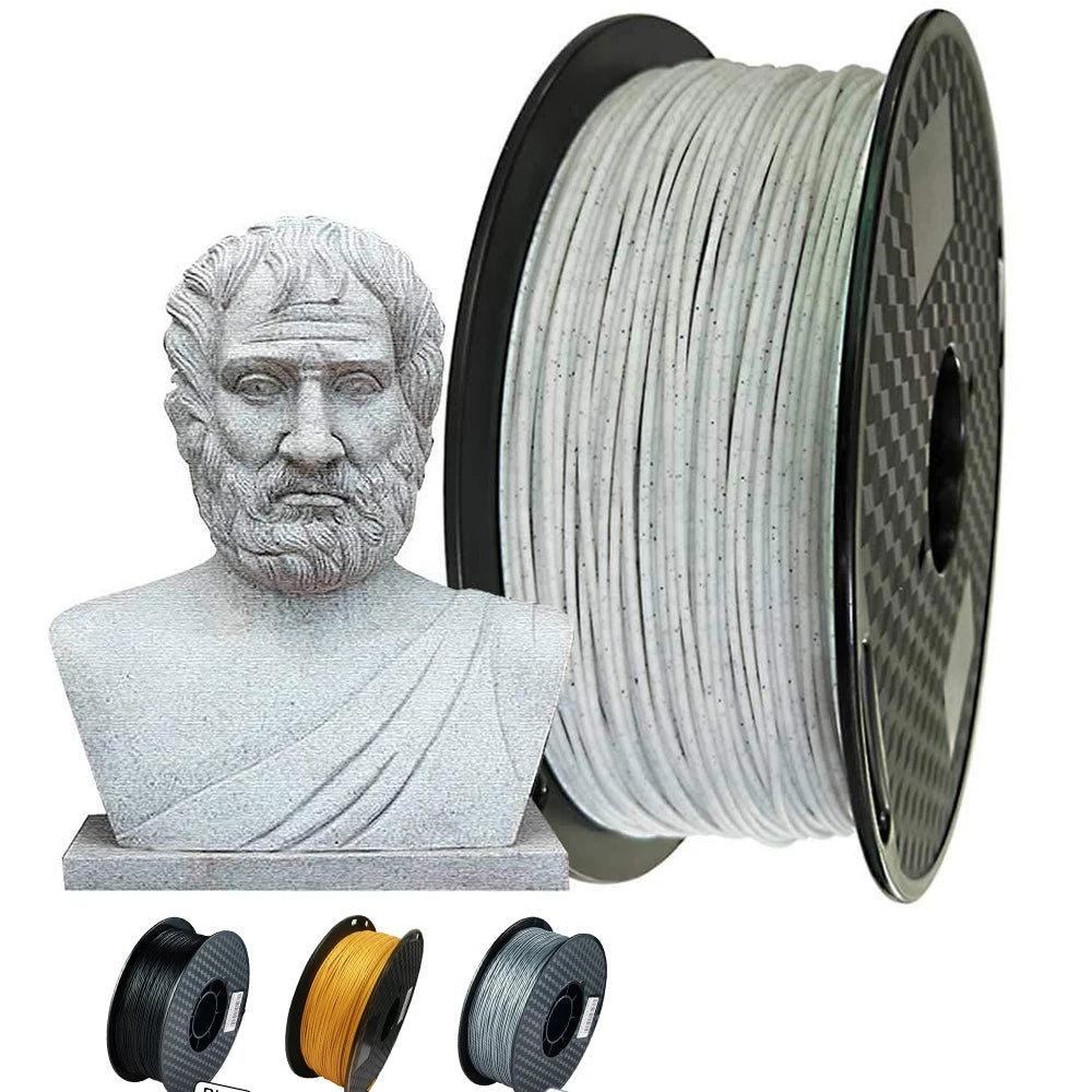 3D Printer Filament 1.75mm PLA Marble 1kg/500g/250g FDM Plastic Plus Material for 3D Printing Sublimation Filament PLA DIY Art Elk-Valley 3D