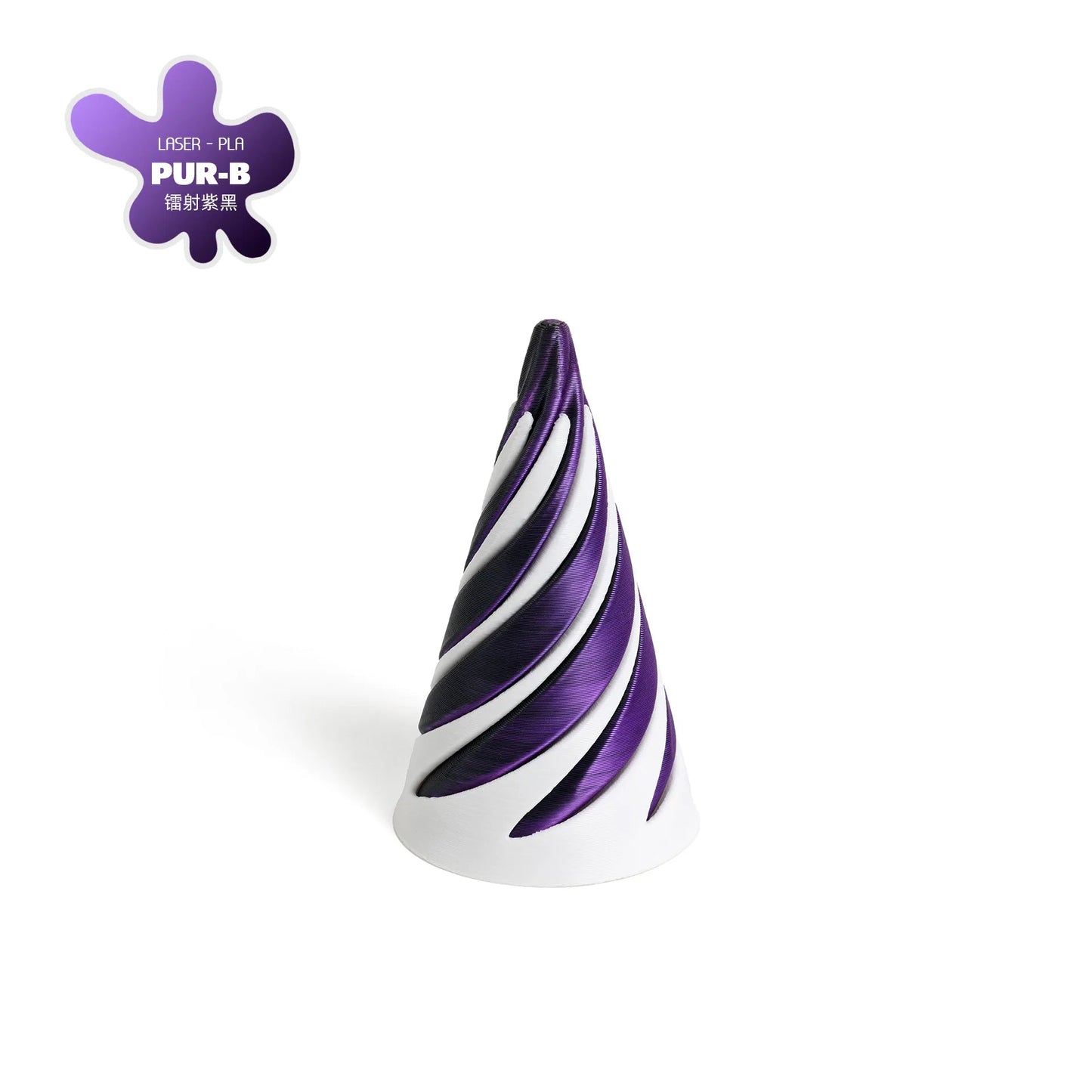 3D Printed Decoration Mini Vortex Printed Spiral Conae Fidget Toy Impossible Pyramid Passthrough Sculpture Thread Illusion Gift Elk-Valley 3D