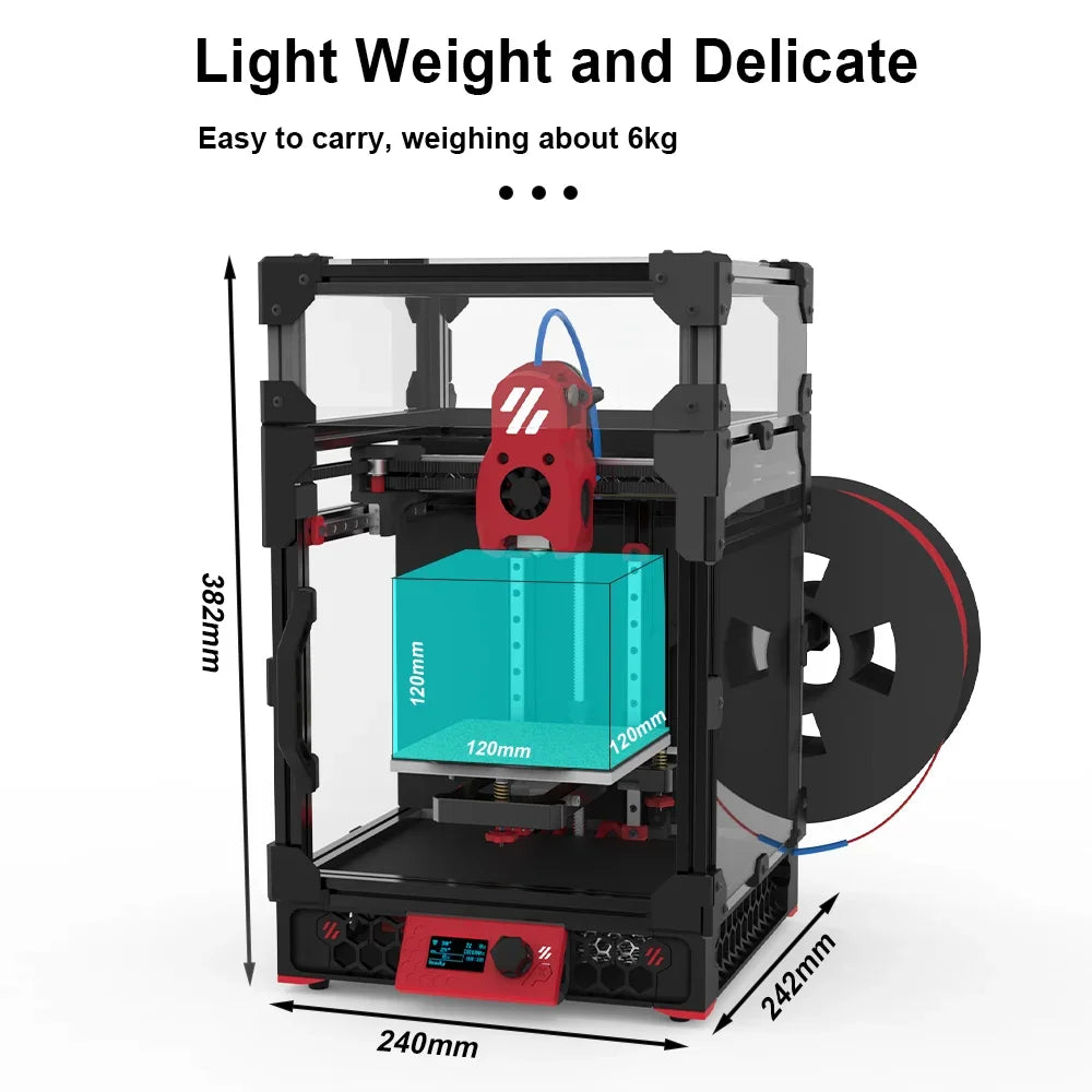 FYSETC Voron 0.2 R1 V1.1 Pro Corexy 3D Printer Upgraded Kit with Catalyst V2.0 & CM36 Motherboard Hollow Rail Sherpa Nano Gear